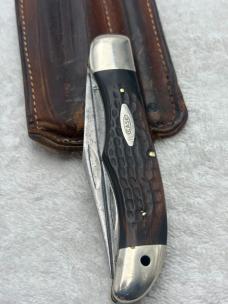 Case XX 1974 6 Dot 6265 Folding 2 Blade Hunter Rare And Hard To Find With Marlin Spike Made In USA