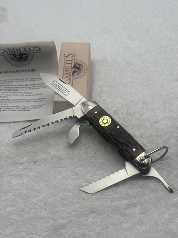 Camillus Cartridge Series Vintage Scout Knife 30-60 C4 Made In USA Camillus Cartridge Series Vintage Scout Knife 30-60 C4 Made In USA