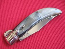Lepre Quality Italian Unique Switchblade Knife Horn Limited Edition 2015 MANIAGO ITALY w/Certificate