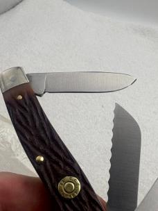 Camillus Cartridge Series 3 Blade Stockman 22 Hornet C2 Made In USA