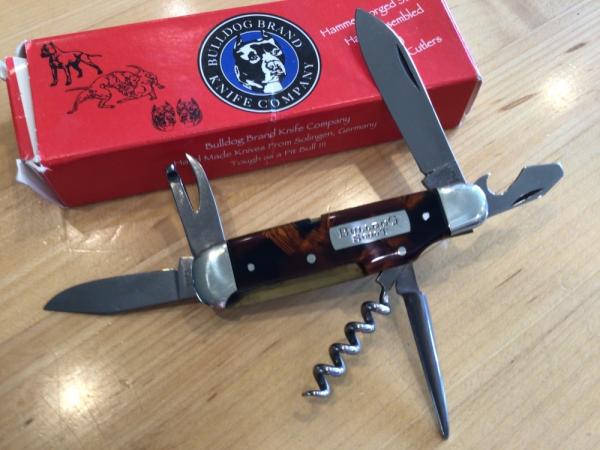 Bulldog Brand Solingen Germany 2006 Scout Camp Knife 6 Implement Bulldog Brand Solingen Germany 2006 Scout Camp Knife 6 Implement