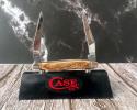 RARE ! MINT! 2007 CASE XX Tiny Muskrat Fossilized Mammoth Knife W/ FLUTED BOLSTERS