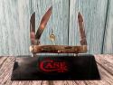 RARE! MINT! 2007 Case XX I333 SS Small Stockman, Fluted, Siberian Mammoth Fossil Handles