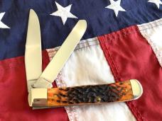 Case xx 2000 Trapper (6254) w/ Autum Peachseed Bone Handles -NOS