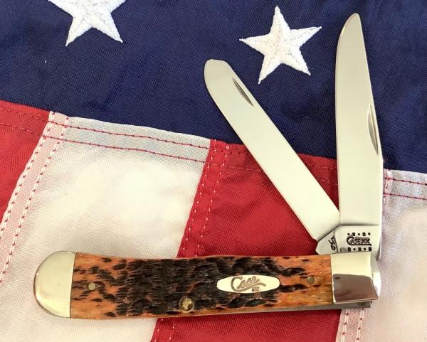 Case xx 2000 Trapper (6254) w/ Autum Peachseed Bone Handles -NOS