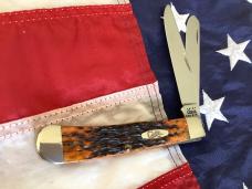 Case xx 2000 Trapper (6254) w/ Autum Peachseed Bone Handles -NOS