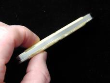 Great Eastern Cutlery GEC Northfield Yellow Snow Acrylic Campfire Whittler Knife NIT USA Made 380225