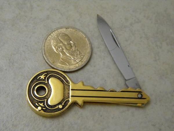 Made in West Germany Brass Key Figurine Knife Made in West Germany Brass Key Figurine Knife