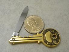 Made in West Germany Brass Key Figurine Knife 
