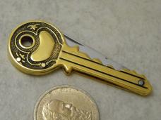 Made in West Germany Brass Key Figurine Knife 