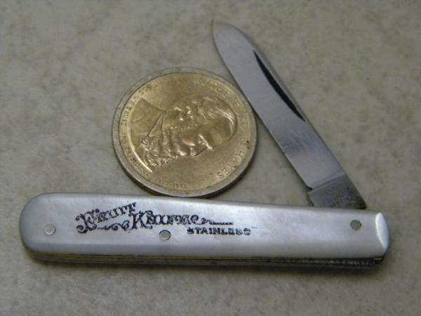 Venture T. Glossip Sheffield England Pearl Fruit Folding Knife 