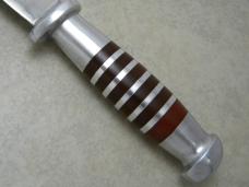 Vintage Unbranded Fixed Blade Sheath Knife 