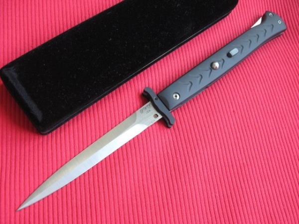  DKD Phantom (Wayne Clark Design) Dual Spring Swing Guard Switchblade Knife - New with Box