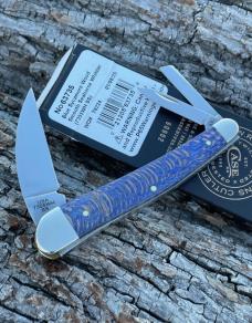 CASE XX ** 2025 BLUE SYCAMORE WOOD SMOOTH SEAHORSE WHITTLER