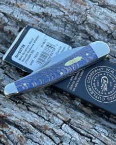 CASE XX ** 2025 BLUE SYCAMORE WOOD SMOOTH SEAHORSE WHITTLER