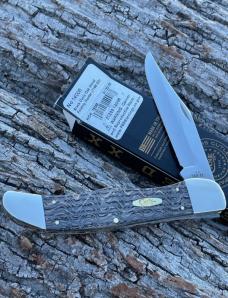 CASE XX ** SMOOTH BLACK CURLY OAK WOOD 2025 FOLDING HUNTER