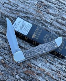 CASE XX ** SMOOTH BLACK CURLY OAK WOOD 2025 FOLDING HUNTER