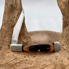 VINTAGE USA PARKER EDWARDS EAGLE BRAND 1423-1  FOLDING KNIFE WOOD SCALES (174)