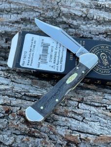 CASE XX ** SMOOTH BLACK CURLY OAK WOOD 2025 MINI COPPERLOCK