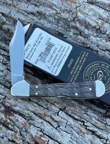 CASE XX ** SMOOTH BLACK CURLY OAK WOOD 2025 MINI COPPERLOCK