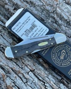 CASE XX ** SMOOTH BLACK CURLY OAK WOOD 2025 MINI COPPERLOCK