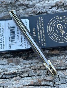 CASE XX ** SMOOTH BLACK CURLY OAK WOOD 2025 MINI COPPERLOCK