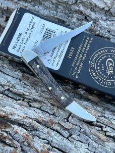 CASE XX ** SMOOTH BLACK CURLY OAK WOOD 2025 SMALL TEXAS TOOTHPICK