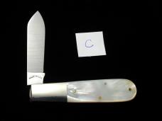 New York Knife Co Genuine Mother of Pearl Barlow Knife By Cooper Cutlery Rare 69GBP USA Made 