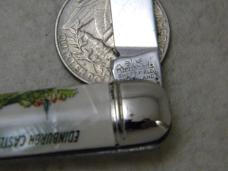 Richards Sheffield England "Edinburgh Castle Scotland" Souvenir Knife 