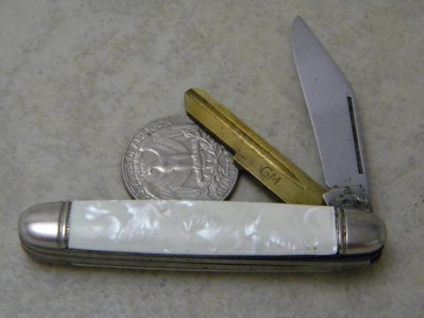 Imperial Prov. RI Cracked Ice Advertising Key Knife Imperial Prov. RI Cracked Ice Advertising Key Knife