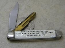 Imperial Prov. RI Cracked Ice Advertising Key Knife 