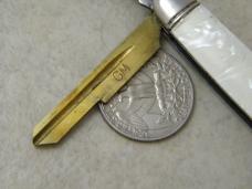 Imperial Prov. RI Cracked Ice Advertising Key Knife 