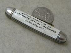 Imperial Prov. RI Cracked Ice Advertising Key Knife 