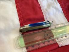 Case xx Peanut Knife (MDL# 6220 SS) w/ Blue and White Swirl Synthetic Handles