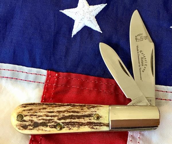 Original Colonel Coon Barlow Knife w/ Great Stag Handles -NOS & M/NM+ Original Colonel Coon Barlow Knife w/ Great Stag Handles -NOS & M/NM+