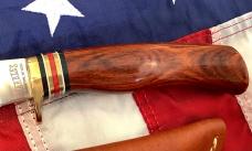 Marbles USA 2001 Custom -Trailcraft Cocobolo Carver -NOS -Razor Sharp!
