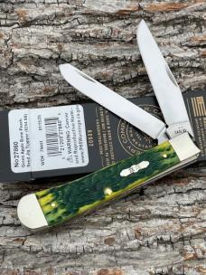 CASE XX ** 2025 GREEN APPLE PEACH SEED JIGGED BONE TRAPPER
