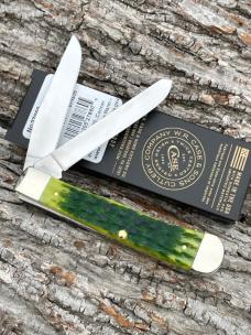 CASE XX ** 2025 GREEN APPLE PEACH SEED JIGGED BONE TRAPPER