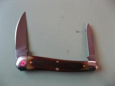 GREAT EASTERN TIDIOUTE 380225 CAMPFIRE WHITTLER BURNT ORANGE SAWCUT BONE #1