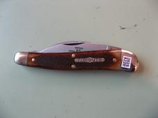 GREAT EASTERN TIDIOUTE 380225 CAMPFIRE WHITTLER BURNT ORANGE SAWCUT BONE #2