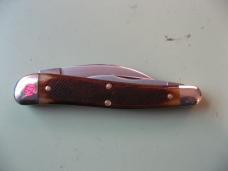 GREAT EASTERN TIDIOUTE 380225 CAMPFIRE WHITTLER BURNT ORANGE SAWCUT BONE #2