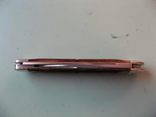 GREAT EASTERN TIDIOUTE 380225 CAMPFIRE WHITTLER BURNT ORANGE SAWCUT BONE #2