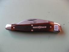 GREAT EASTERN TIDIOUTE 380225 CAMPFIRE WHITTLER BURNT ORANGE SAWCUT BONE #3