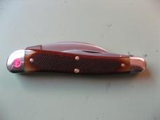 GREAT EASTERN TIDIOUTE 380225 CAMPFIRE WHITTLER BURNT ORANGE SAWCUT BONE #3
