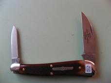 GREAT EASTERN TIDIOUTE 380225 CAMPFIRE WHITTLER BURNT ORANGE SAWCUT BONE #3