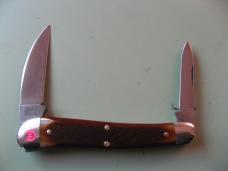 GREAT EASTERN TIDIOUTE 380225 CAMPFIRE WHITTLER BURNT ORANGE SAWCUT BONE #3