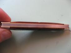 GREAT EASTERN TIDIOUTE 380225 CAMPFIRE WHITTLER BURNT ORANGE SAWCUT BONE #3