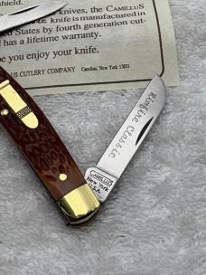 Camillus 1994 Rimfire Classic 22LR-3  2 Blade Half Congress Pocket Knife  Made In USA
