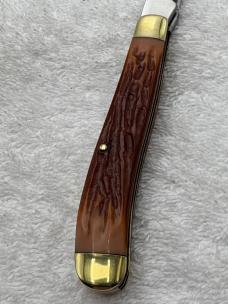 Camillus 1993 Rimfire Classic 22LR-2 2 Blade Trapper Pocket Knife Made In USA