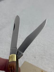 Camillus 1993 Rimfire Classic 22LR-2 2 Blade Trapper Pocket Knife Made In USA